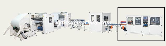 Cadena de producci&oacute;n de m&aacute;quina de fabricaci&oacute;n de papel de toalla de mano plegable N completamente autom&aacute;tica de alta capacidad 3