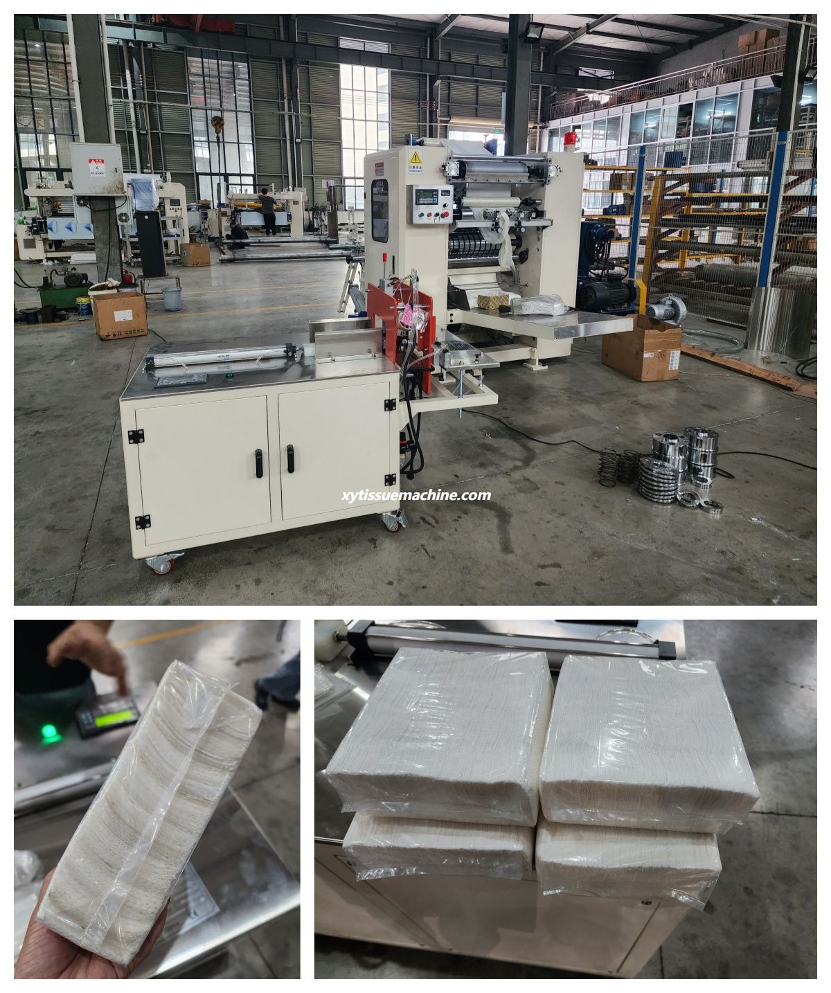 L&iacute;nea de producci&oacute;n de m&aacute;quinas para toallas de mano con pliegues N