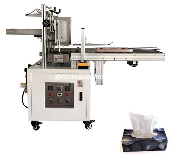 Empaquetadora de cajas de cart&oacute;n semiautom&aacute;tica.