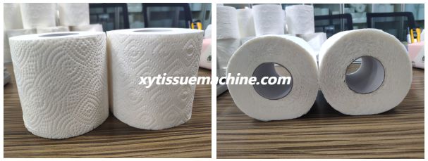 rollo de papel higi&eacute;nico terminado