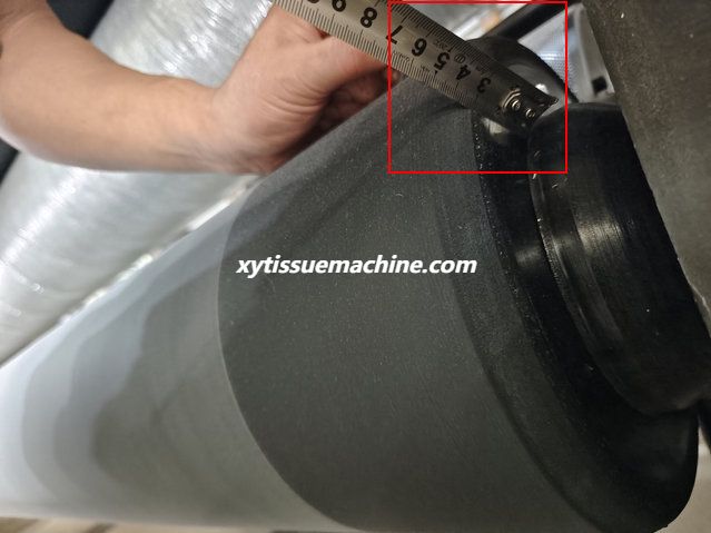 Pared de goma de 2,5 mm de espesor.